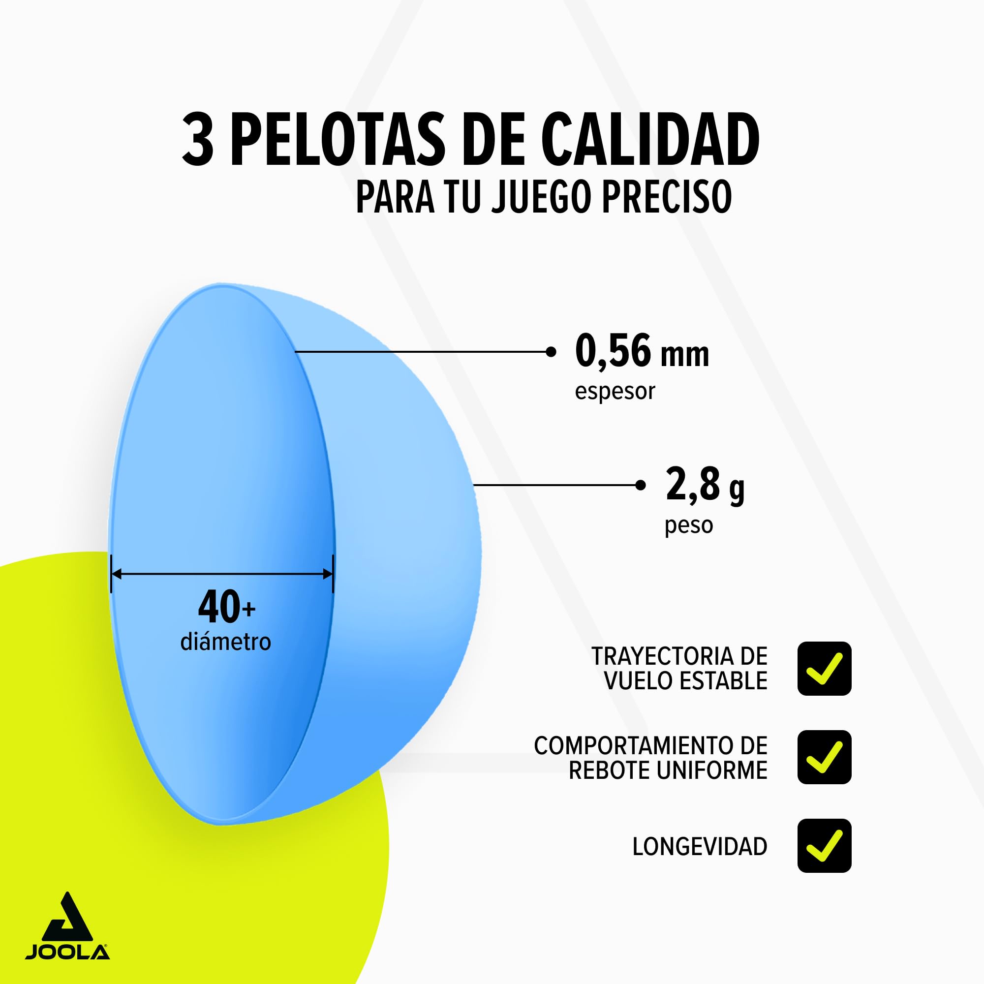 JOOLA Juego de Ping Pong Colorato, Multicolor