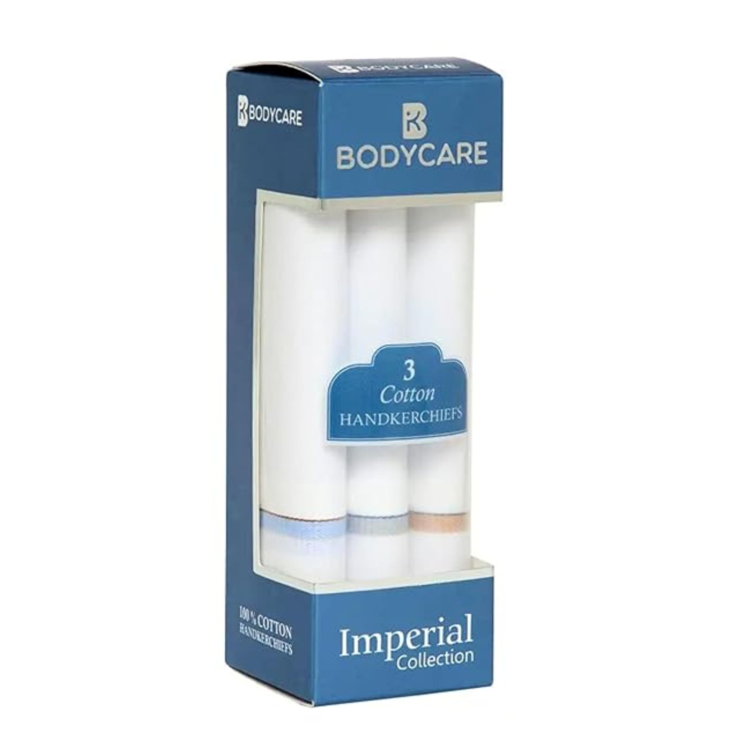 bodycare (Set of 3 Premium Cotton Soft Handkerchief For Men With Box | Rumal For Boy's | Hanky For Men-picture-42