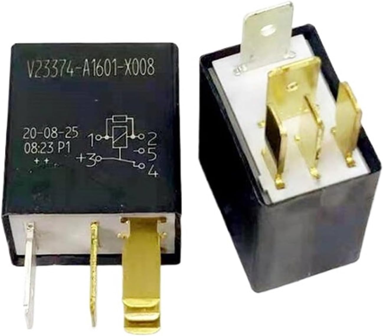 V23374-A1601-X008 V23374A1601X008 DC12V 12VDC 12V Relay 5PIN (Size : 10PCS)