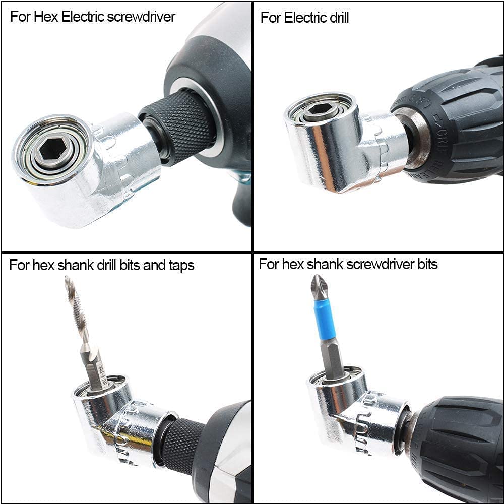 105 Degree Drill Adapter - Chrome Finish -2