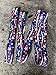 Stars and Stripes Cinch Strap Set Latigo Double Off Billet Patriotic Horse tack