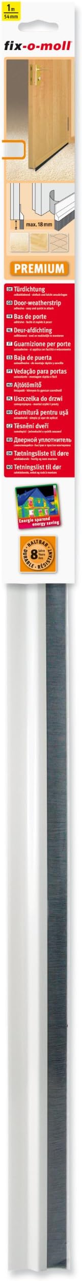 Fix O Moll Premium Door Weather Strip White