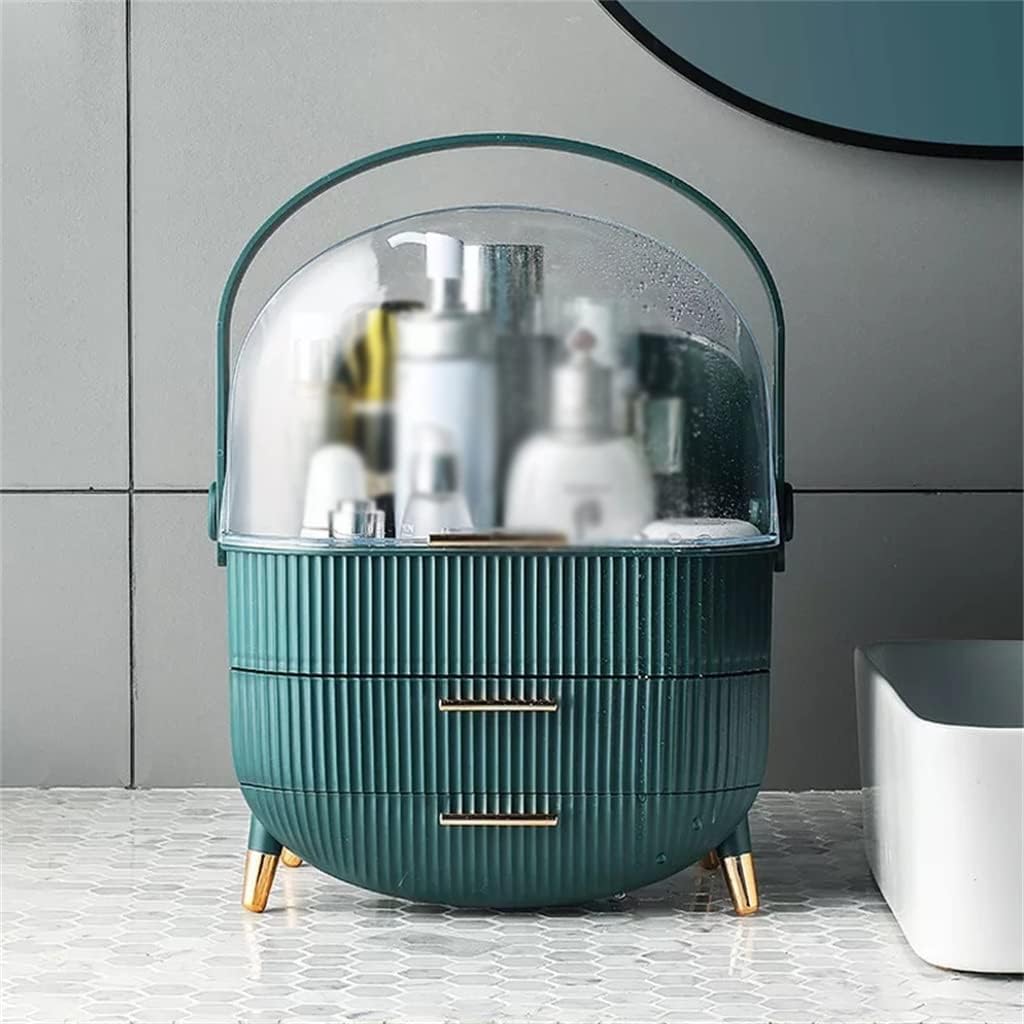Transparent Makeup Jewelry Drawer Home Storage Boxs Multifunctional Travel Cosmetic Organizer image 3