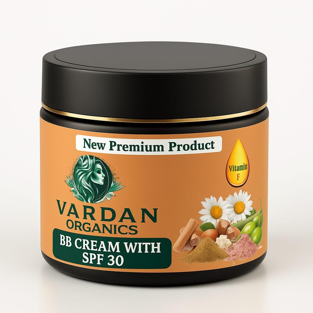 VARDAN ORGANICS Organic BB Cream with SPF 30, All Skin Types, Organic, Natural, Alcohol Free (100 g)-picture-17