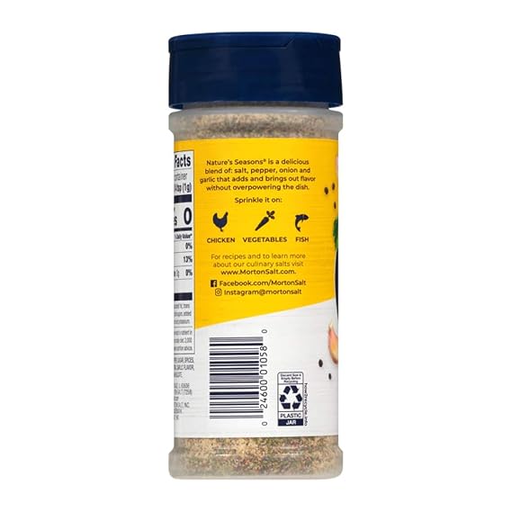 Morton Nature's Seasons Seasoning Blend For Cooking, 7.5 oz, 2-Piece Set