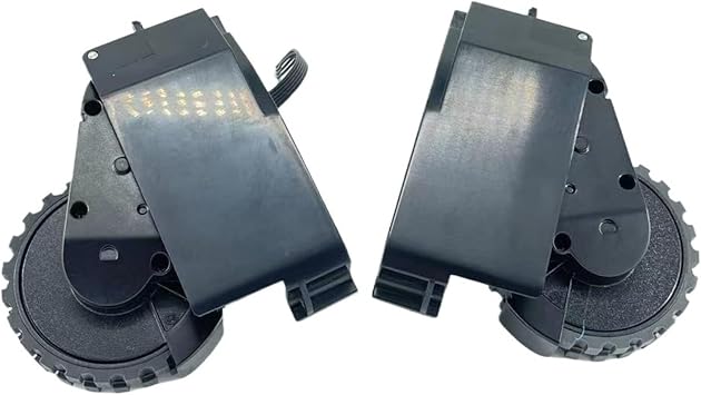 Compatible For Roidmi Eve Plus,Accessories Left And Right Driving Wheels Walking Suitable ReplacementBlack L R