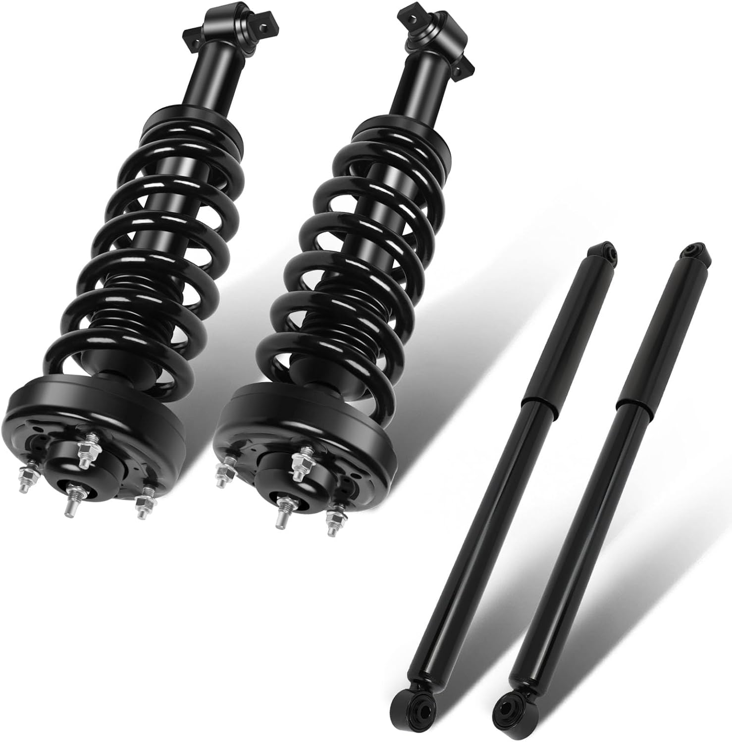 SCITOO - 2Pcs Front Complete Struts Spring Assembly + 2Pcs Rear Shock Absorbers Fits 2014 for Ford for F-150 Full Set Front Rear Complete Struts with 172652L 911302 - Set of 4