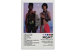 MGMT Psychedelic Rock Art Canvas Poster