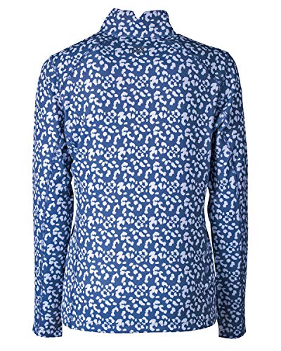 Cutter & Buck Women's Half Zip Shirt, Indigo, Xxxl #TOP1