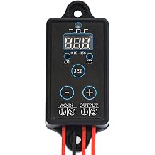 AC100-240V 2A Dual Output Alternating Blinking Flasher Module,Strobe Module For Led Lights,LED display with buttons