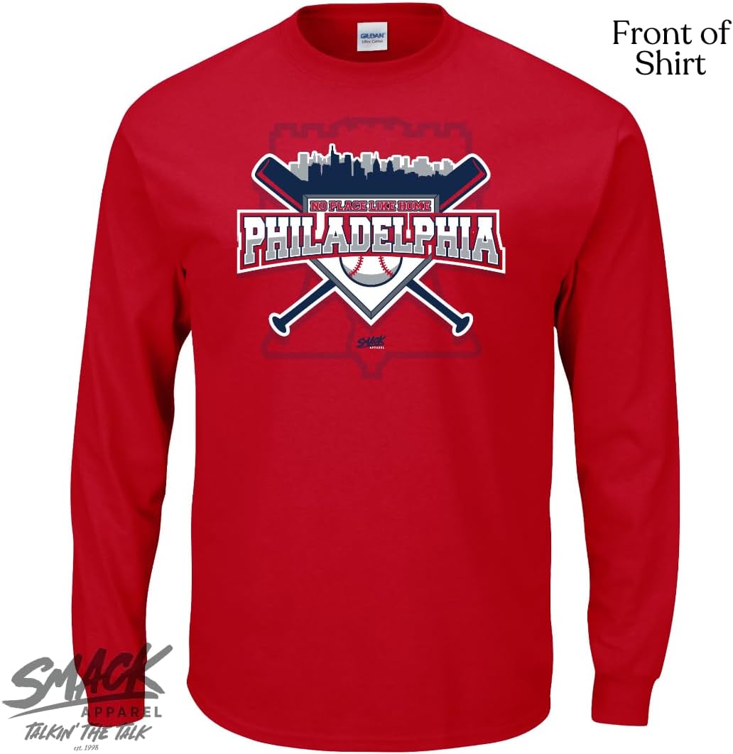 No Place Like Home T-Shirt for Philadelphia Baseball Fans (SM-5XL) - Image 2
