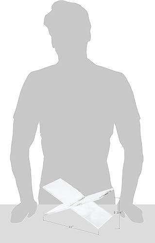 Miniatura 4 de Red Co. Soporte para libros de acrílico transparente de 2 piezas, soporte de lectura para libros abiertos y cerrados, revistas, libros de texto, 6 x