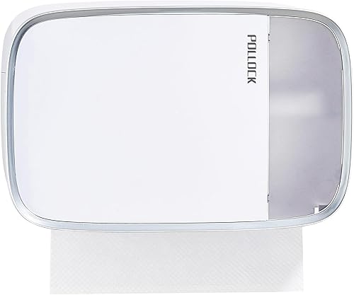 Miniatura 10 de Dispensador de toallas de papel para montaje en pared, dispensador de toallas de papel comercial multipliegue triple C plegable, soporte para