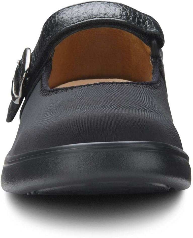 DR. COMFORT Merry Jane Diabetic Shoes for Women-Therapeutic Dress Shoes w/Gel Inserts & Removable Insoles, Black/LYC 8 X-Wide (E-2E)