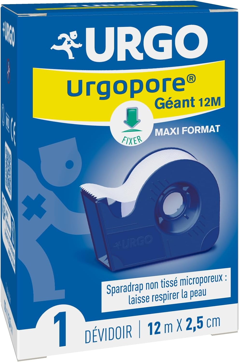 Urgopore Sparadrap Microporeux Geant 12m X 2.5cm Urgo