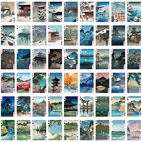 Naipes Póker Vintage Japón 54 Cartas Diferentes miniatura 2