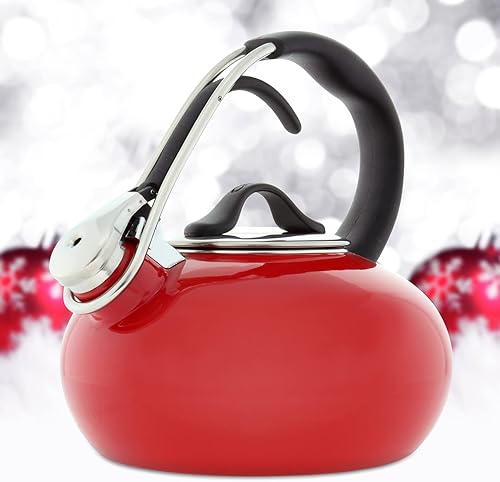 Miniatura 2 de Chantal Classic Loop - Hervidor de té silbante de acero 18 cuartos de galón amarillo canario 37-LOOP YC