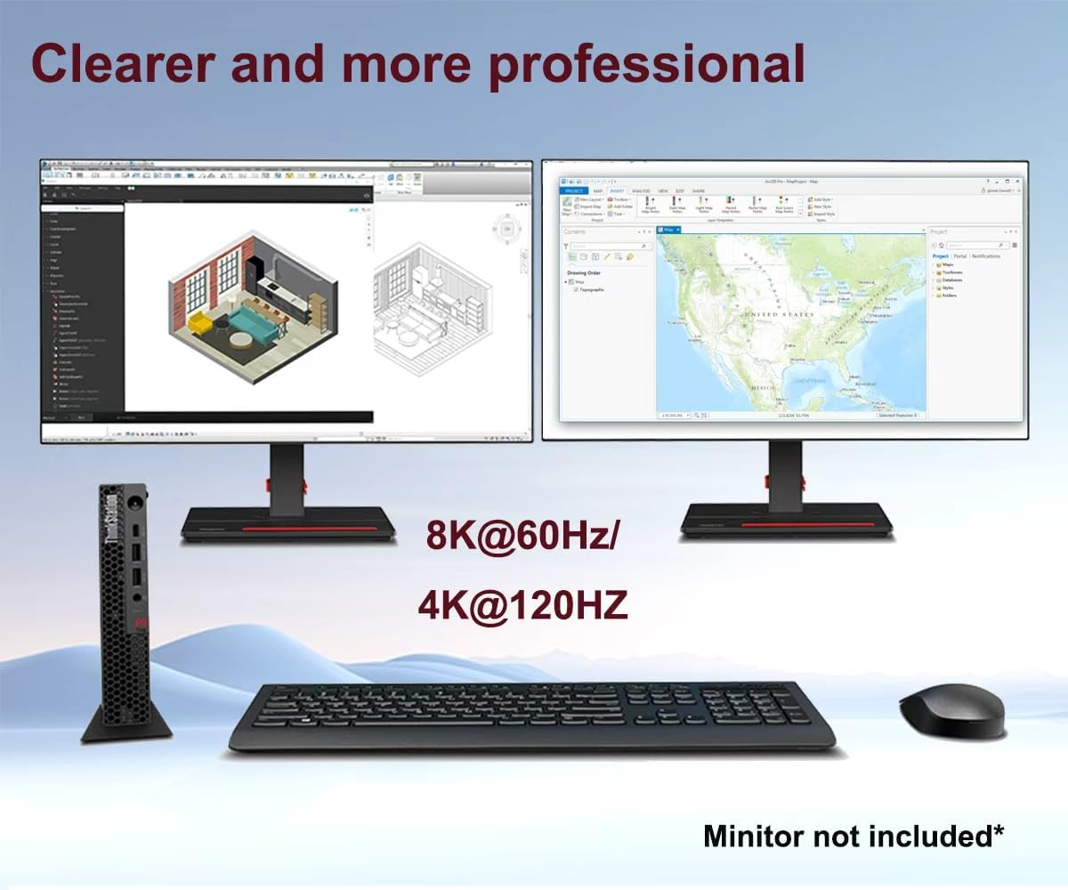 Lenovo Mini SFF PC ThinkStation P3 Tiny Workstation Desktop Computer (Intel 14-Core i5-14500 (Beat i7-13700), 16GB DDR5, 1TB SSD), Pro Micro, MFF, ThinkCentre Pro for IT, Engineer, Designer, Win11 Pro