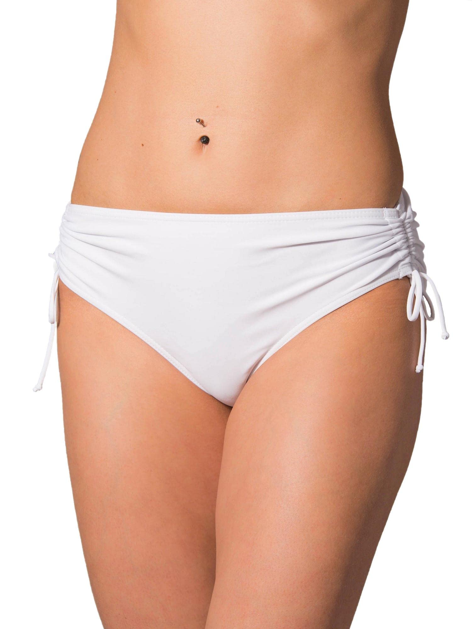 Aquarti Bikinihose Damen mit Raffung – Bikinihosen für Damen mit Bindebändern, schnelltrocknend