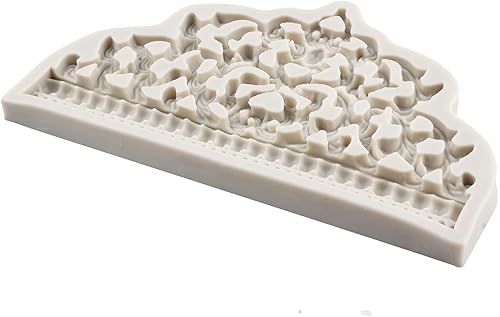 Miniatura 5 de MINFEIDMS Molde de corona de fondant, molde de silicona para decoración de tartas, decoración de cupcakes, pasta de goma de chocolate, arcilla