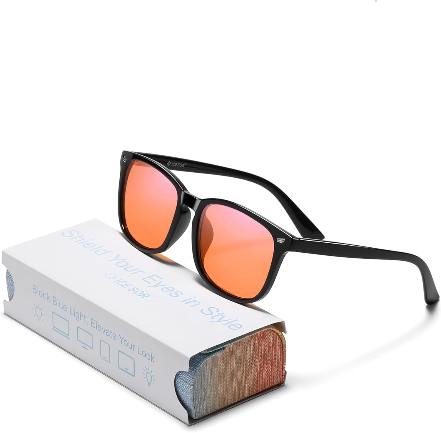 Blue Light Blocking Glasses - Dual-Shield™ Technology HD Lens for Deep REM Sleep, Digital Eye Strain (v1.0) - Image 9