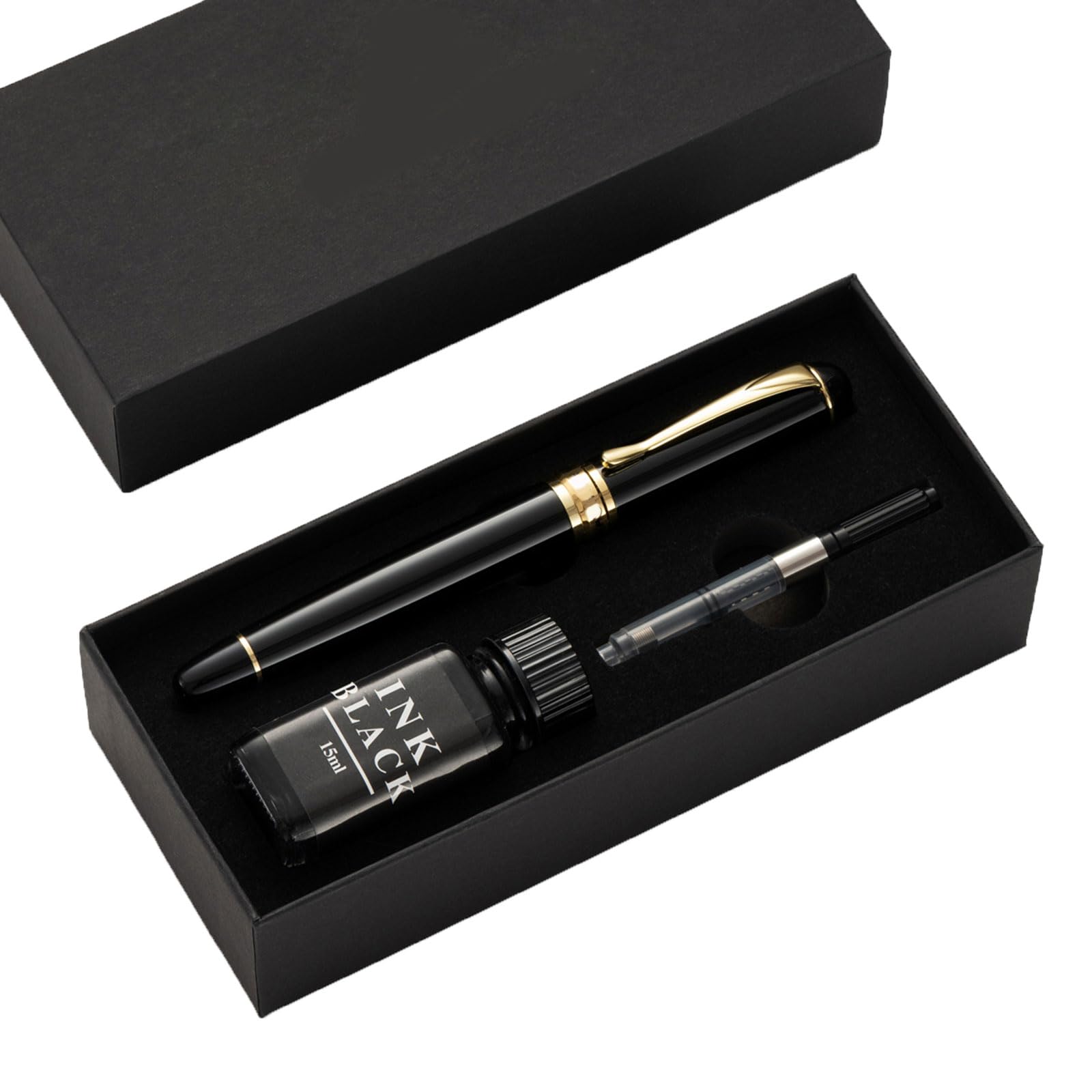 Set penne stilografiche da 1, 0 mm Business 0, 7 mm Calligrafia Regalo Scrittura Forniture per ufficio scolastiche