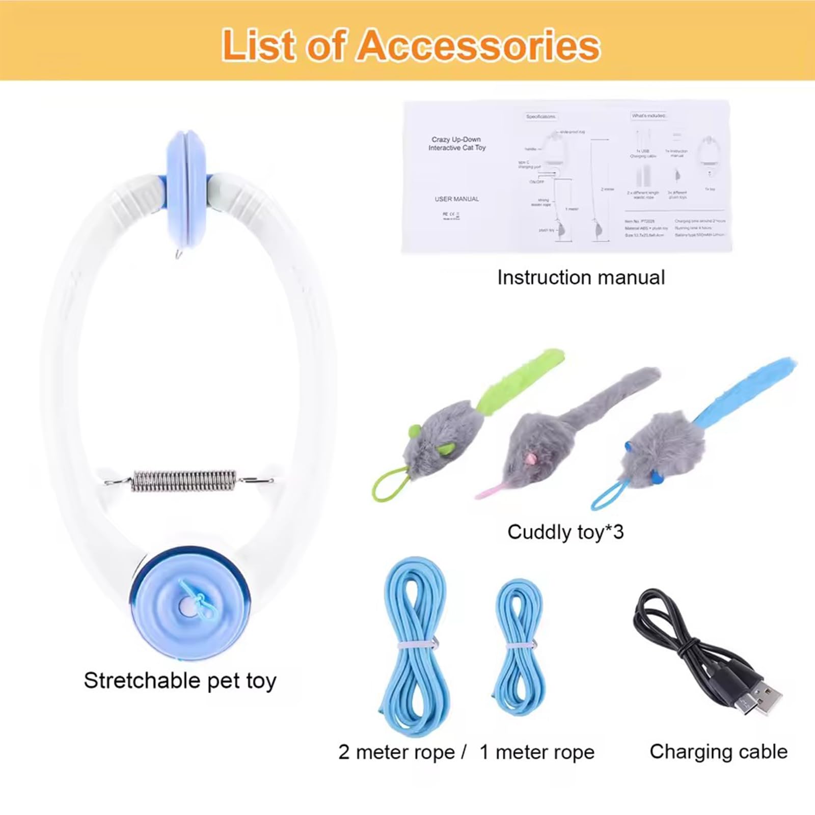Jouet électrique interactif pour Chat avec télécommande - Jouet Chat interactif,Mouvement Automatique à 360° avec mouvements irréguliers - Rechargeable par USB - pour Les Chats à l'intérieur