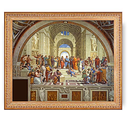 Raphael The School of Athens Framed Print