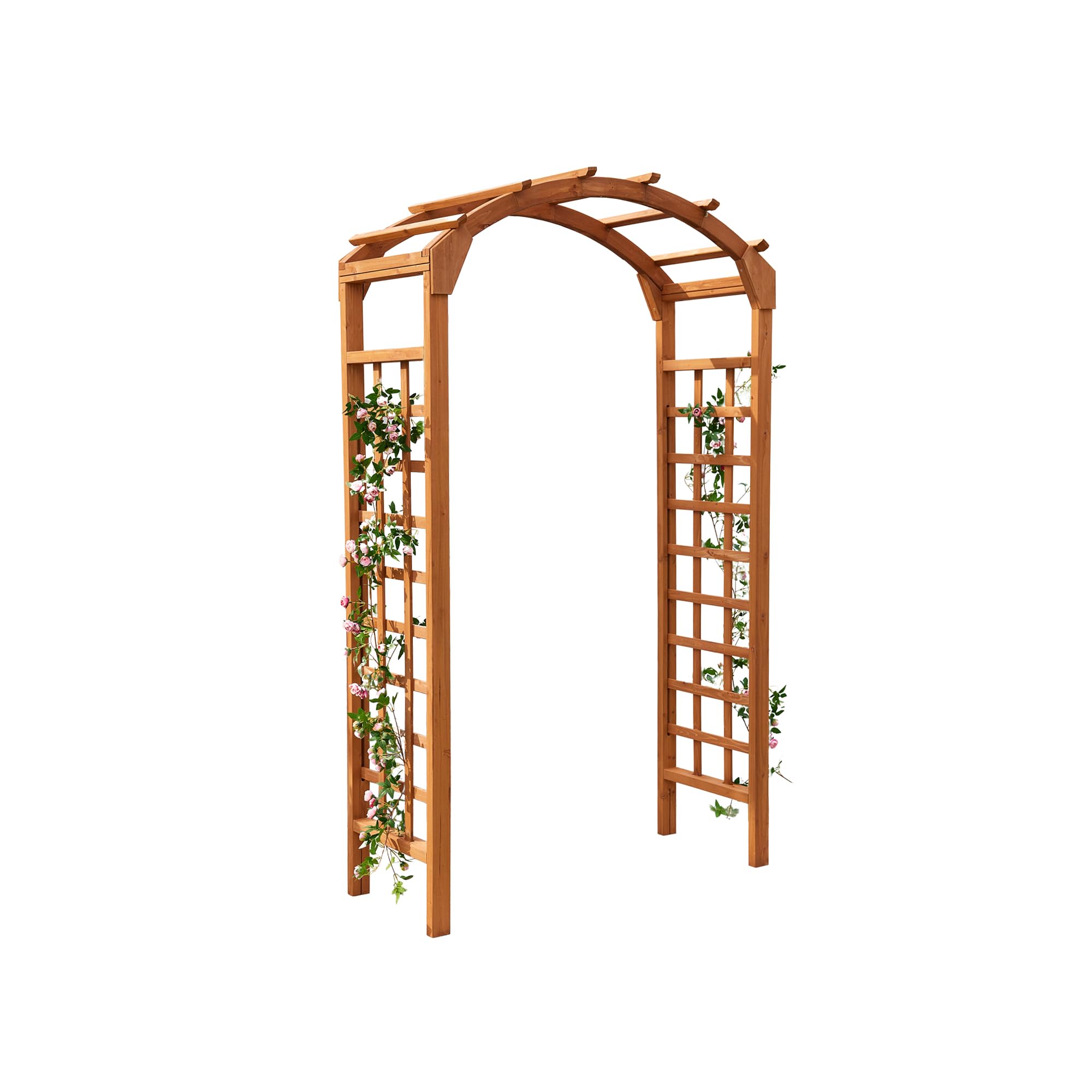 ScienGarden Solid Fir Wooden Garden Arch