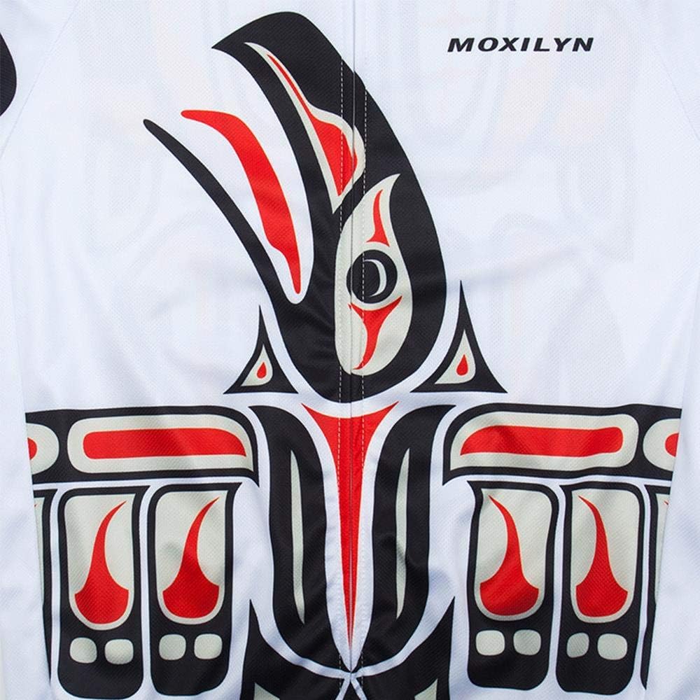 Miniatura 4 de MOXILYN Camiseta de ciclismo para hombre, kit de ciclismo de MTB y pantalones cortos de ciclismo con almohadilla de gel 20D, conjunto de ropa de