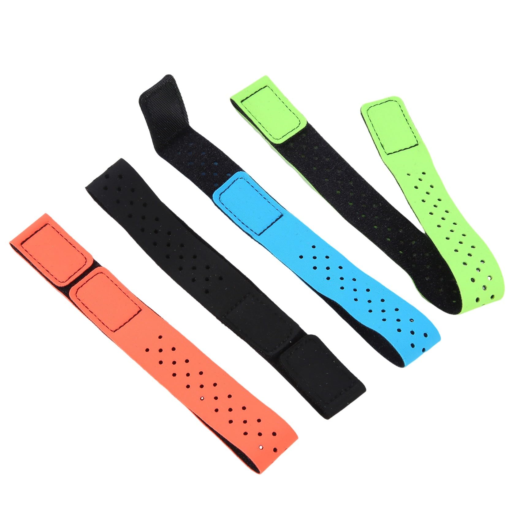 TKOWTB 4 Pcs Replacement Heart Rate Monitor Armband Strap Adjustable Replacement Armband Band Universal Sport Wrist Strap S