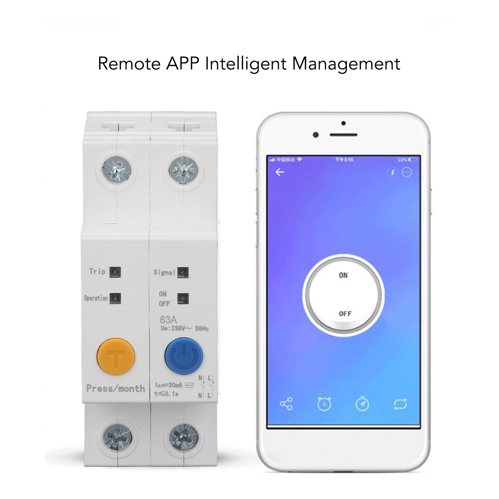 Haofy Relé Temporizador Control Remoto Inteligente Interruptor Temporizador de Apagado para Electrodomésticos, Ahorro de Energía con Material de Latón para PC para una Fácil Instalación, Aplicable