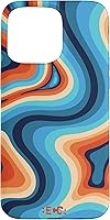 Vista 27 de iPhone XR Retro Groovy Liquid Swirl Wave - Carcasa para iPhone XR