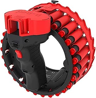 مسدس تيمبيست V2 آلي بالكامل بتصميم دي-دارت ومزود بخاصية إطلاق نار سريع 27 - لعبة انفجار متوافقة مع طلقات نيرف ايليت، ألعاب للأولاد وللبنات، هدية لعيد الميلاد والكريسماس للنمو، والمرح للأطفال