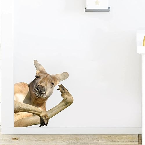 Miniatura 14 de Decoración de pared, decoración de habitación, calcomanías de pared de animales lindos para aula, dormitorio, sala de estar, ventana, tienda