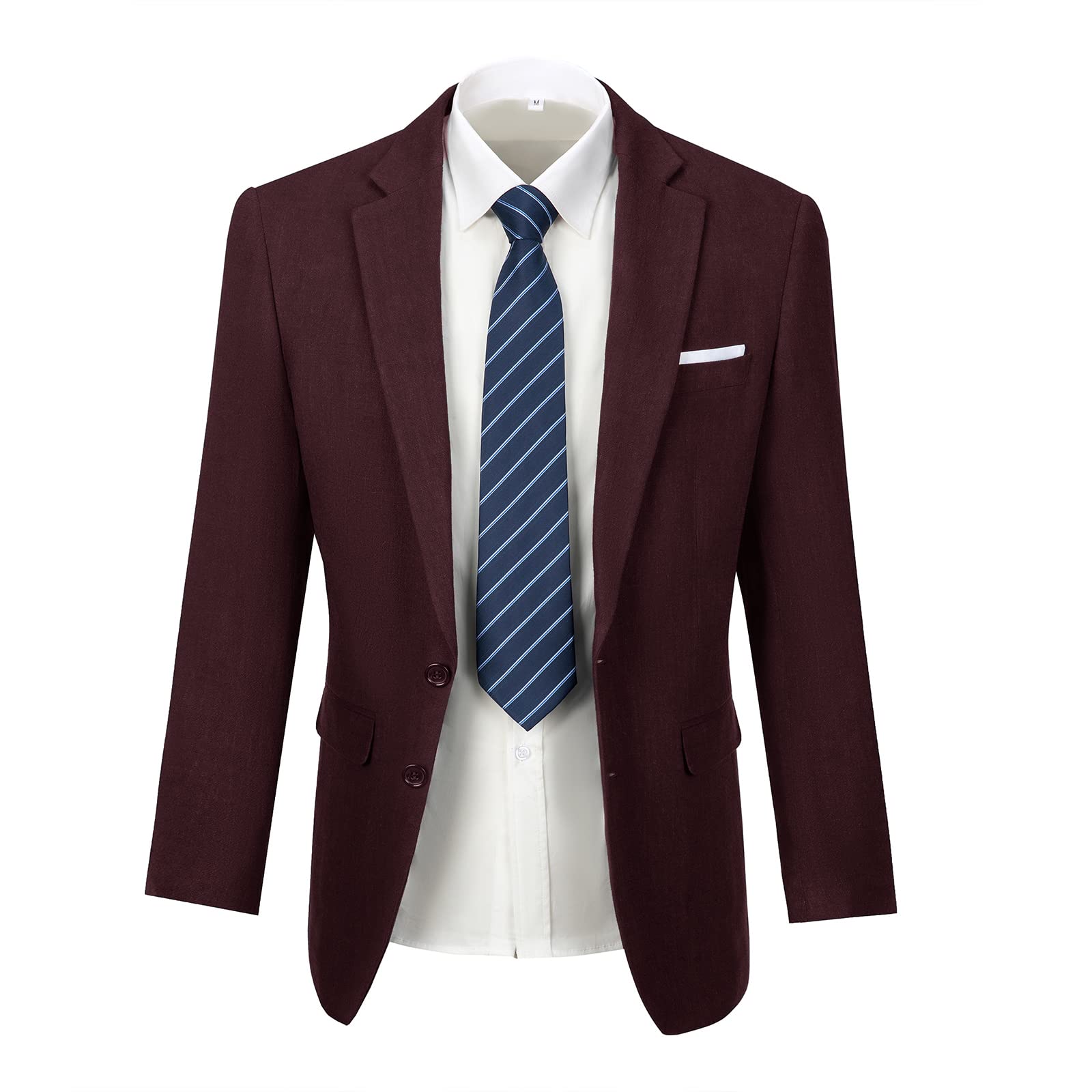 Furuyal Completo di lino 3 pezzi vintage retrò abiti da ballo di fine anno giacca slim fit blazer sposo smoking