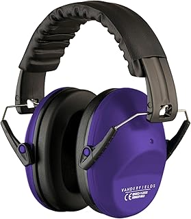 Vanderfields Hearing Protection for Shooting – Compact Foldable Portable Safety Earmuffs for Blocking Ear Sound Reduction...
