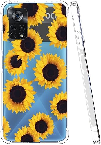 Miniatura 2 de Funda para Poco X4 Pro 5G, 2201116PG Linda Caso, Transparente Flexible Bumper TPU Funda de Silicona Suave de Goma para Xiaomi Poco X4 Pro 5G