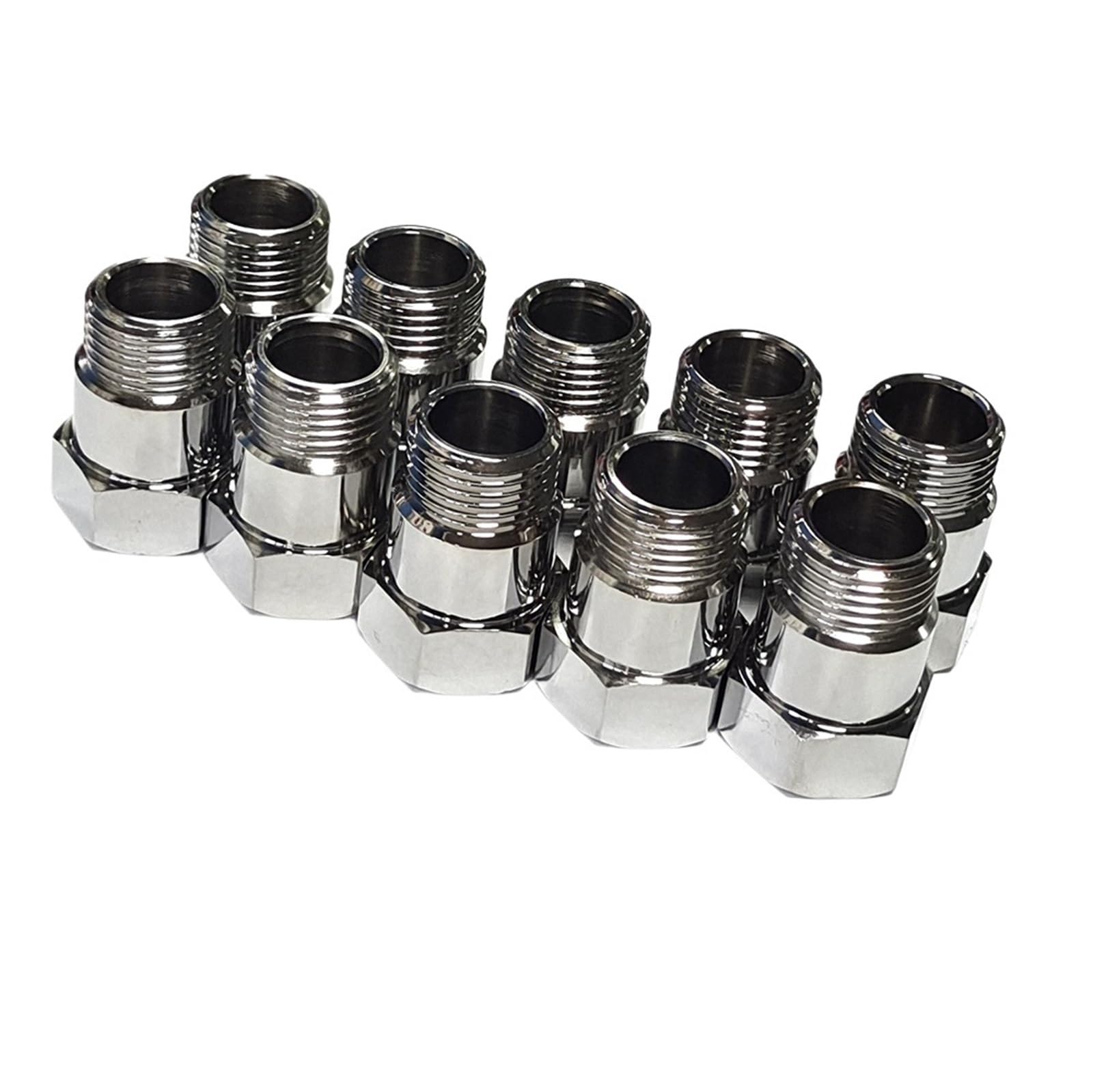 Sonda lambda 10 szt. Części samochodowe 32mm Adapter dystansowy czujnika tlenu O2 przedłużacz M18x15 czujnik rozszerzony adapter wtyczki izolacyjnej