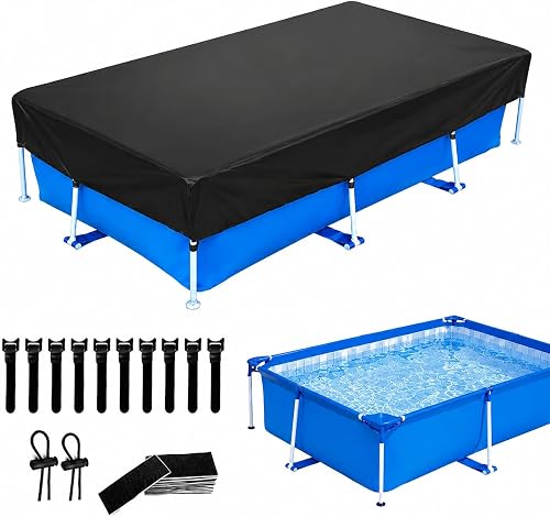 Bâche rectangulaire pour piscine hors sol 
