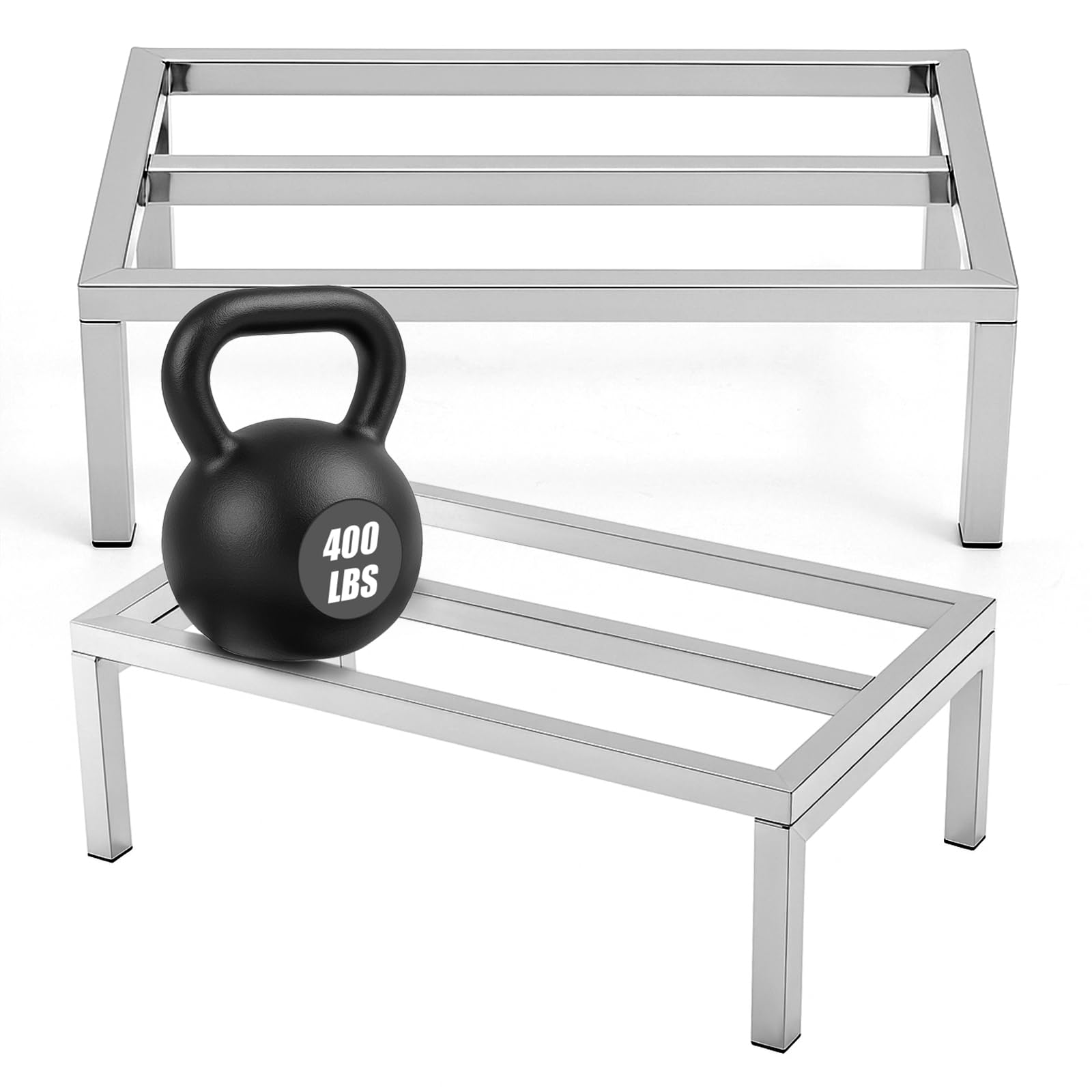 MorningRo 2 Pack Dunnage Rack 24" Long x 14" Wide, 7.9" Height