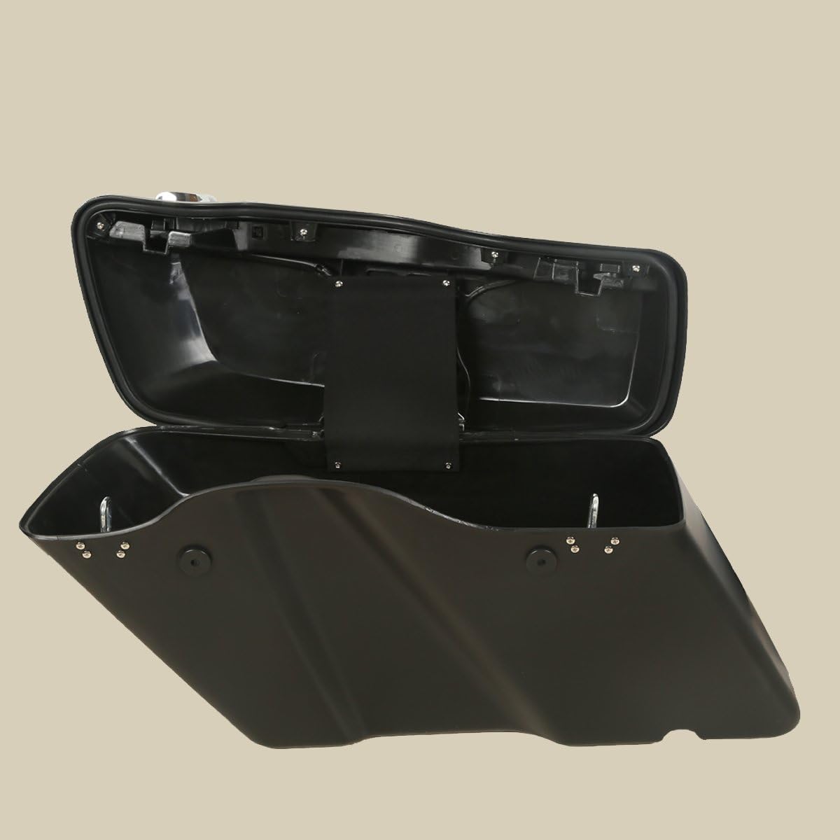 Matte Black Hard Saddlebags for Harley Touring FLT, FLHT, FLHTCU, FLHRC, Road King, Road Glide, Street Glide, Electra Glide, Ultra-Classic 2014-later