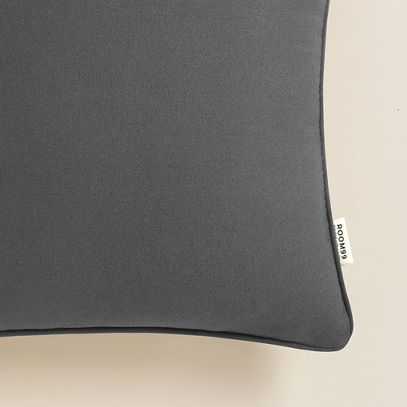ROOM99 Pure Decorative Cushion Cover Throw Cushion Cover Aesthetic Modern Bedroom Living Room Decor Pink 40 x 40 cm - Image 2