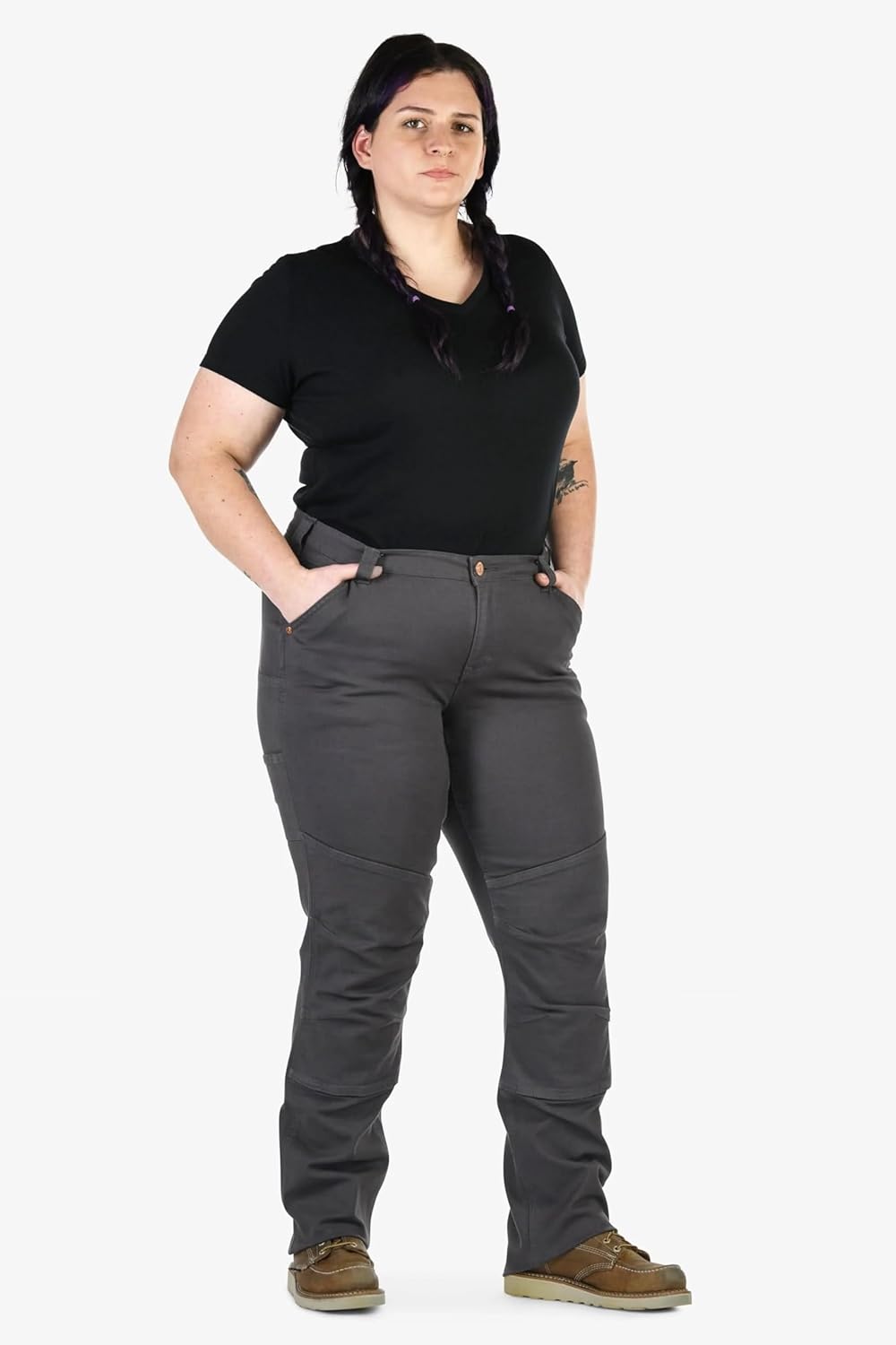 Dovetail Workwear Go to Pant for Women, Straight fit, 8 Pockets, Tool Loop