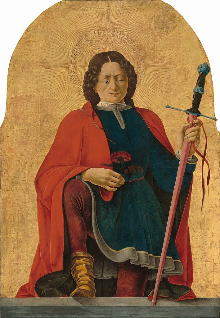 Peinture Poster Impression Saint Florian chef d'oeuvre de collection