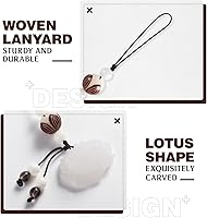 Vista 5 de Correa para teléfono celular - Colgante móvil con dije de la suerte, decoración de cordón celular para llavero móvil