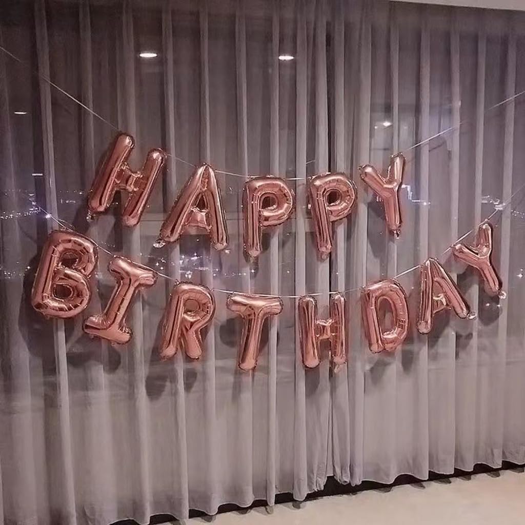 Decorazione 44°compleanno donna Rosegold Set decorazione festa 4