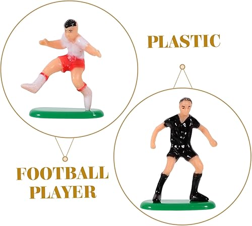 Miniatura 5 de Gadpiparty 1 juego de accesorios decorativos para tartas, accesorios de equipo de fútbol, jugadores de fútbol, figuras de jugador de fútbol,