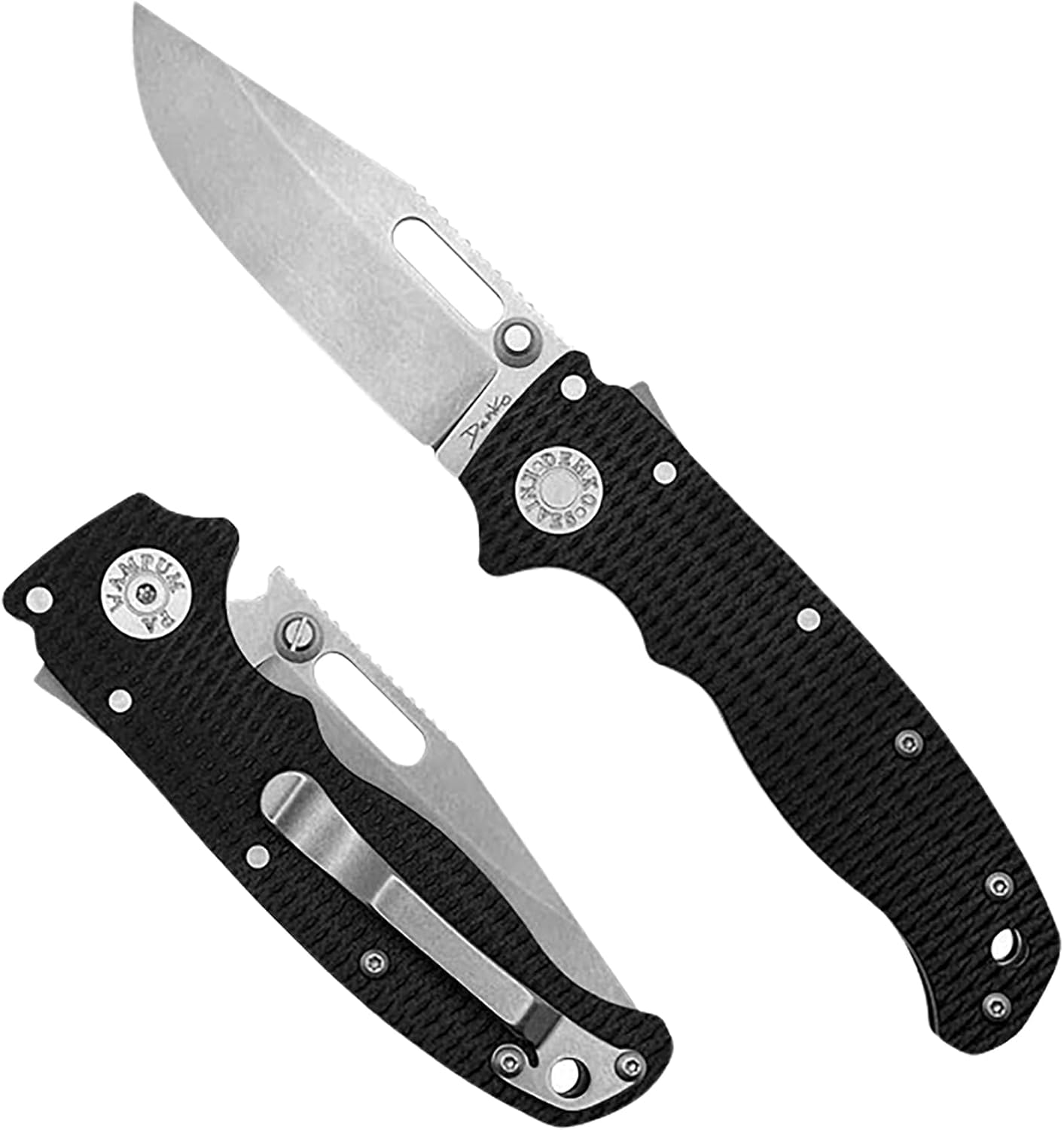 Demko Knives DEMKO AD20.5 S35VN AD 20.5 Shark Lock Andrew CPM-S35VN (G10 Black / S35VN / Clip Point)