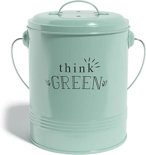 Barnyard Designs Compost Bin for Kitchen Counter - 1.2 Gallon